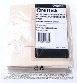 Dammsugarpåsar Nilfisk 10-pack