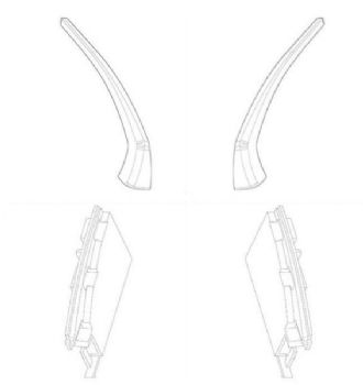 Ytter/inner gavel kitt Silver