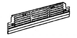 Ventilationsgaller vitt