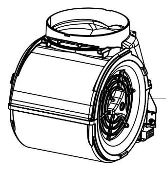 Fläktmotor komplett