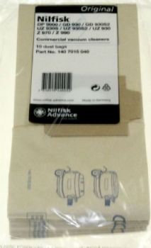 Dammsugarpåsar Nilfisk 10-pack