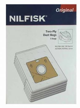 Dammsugarpåsar Nilfisk 5-pack