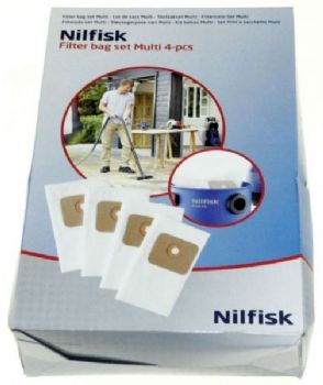 Dammsugarpåsar Nilfisk 4-pack