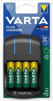 Laddare till AA uppladdningsbara batterier