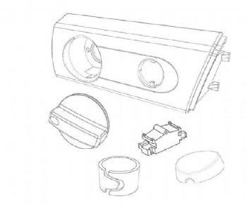 Panel kit vit Futurum