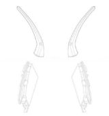 Ytter/Innergavel Silver