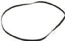 Skivspelarrem Thorens 158x4x0,8 mm
