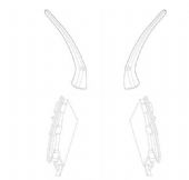 Ytter/inner gavel kitt Vit