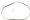 Skrivspelarrem Pioneer 162x4x0,8 mm