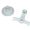 Korghjul 1 st med fste Electrolux diskmaskin