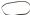 Skivspelarrem Jvc Thorens Philips 176x5x0,6 mm